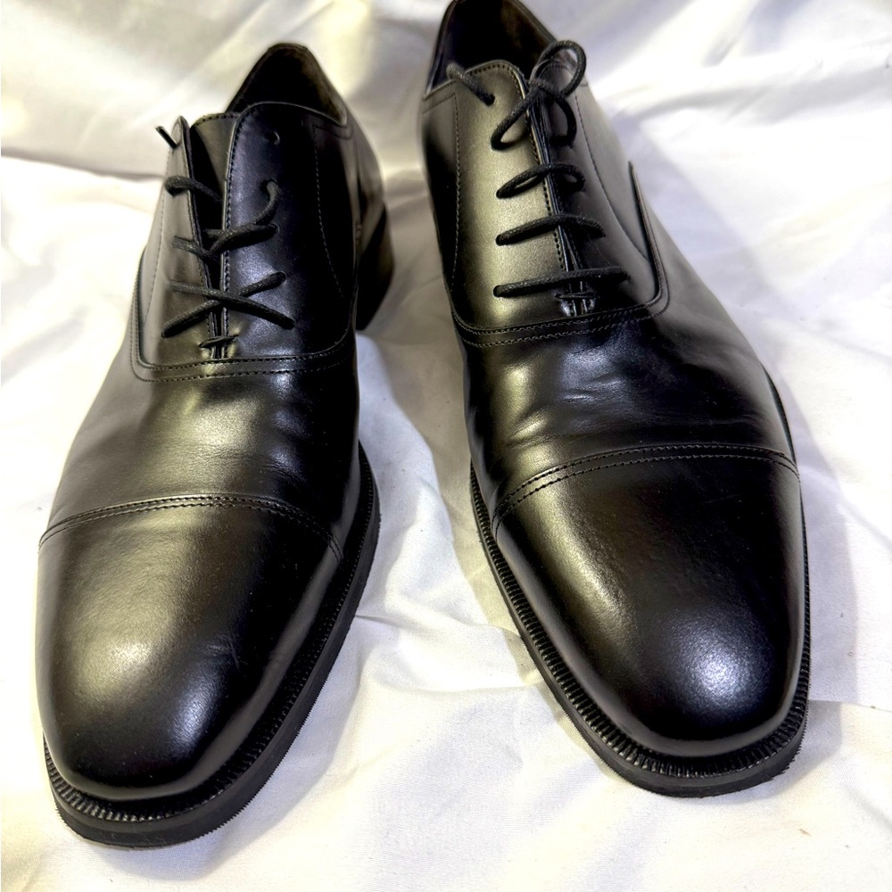 To Boot New York Adrian Derrick Black Cap Toe Oxford Men Size 11.5